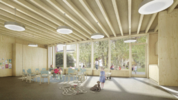 Architektur-Wettbewerb-Neubau-Doppelkindergarten-Thun-Innen-Visualisierung