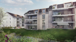 KMP-Architektur-Wohnüberbauung-Chräbsbach-Künten-Vermarktungsvisualisierungen