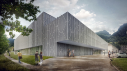 Müller-Verdan-Wettbewerb-Dreifachsporthalle-Campus-Schwarzsee-morph-3D-Visualisierung-Aussen