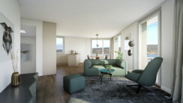 Rychener-Partner-Architektur-Neubau-MFH-Horgen-Fotorealistische-morph-3D-Agentur