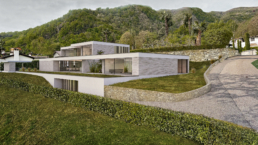 Stemmle Architekten-Einfamilienhaus-Arcegno-Tessin-Architektur-Illustration-Rendering-Aussen