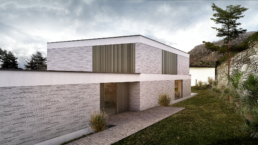 Stemmle Architekten-Einfamilienhaus-Arcegno-Tessin-Architektur-Illustration-Rendering-Aussen