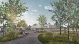 Müller-Verdan-Einfachhalle-mit-Saal-Bäretswil-Architektur-Visualisierung-Wettbewerb-morph-Aussen
